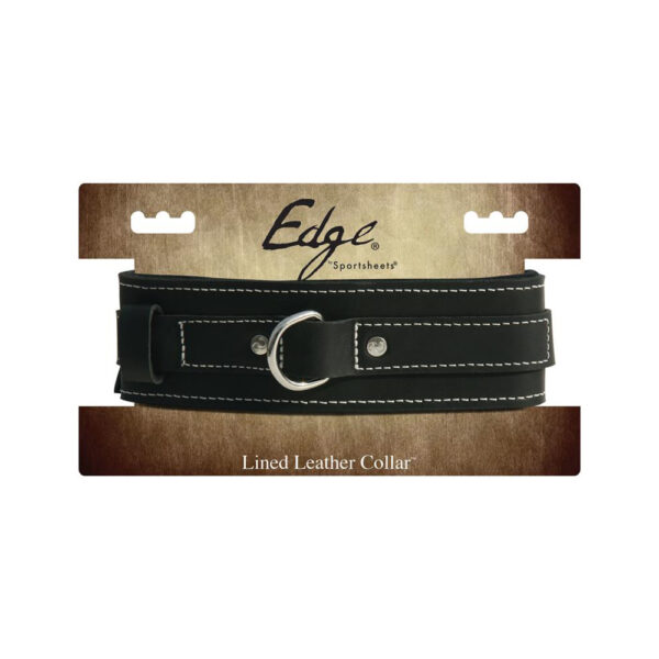 646709980252 Edge Lined Leather Collar
