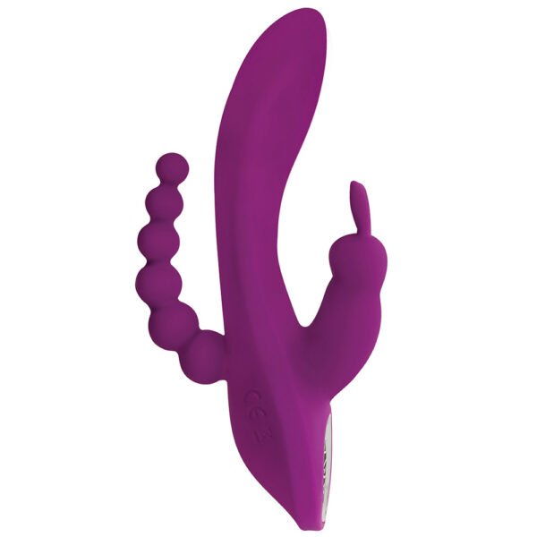 653078940367 3 Power Bunnies Quivers 10X Violet