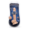 Fleshstixxx 8.5" Silicone Dildo With Balls Tan