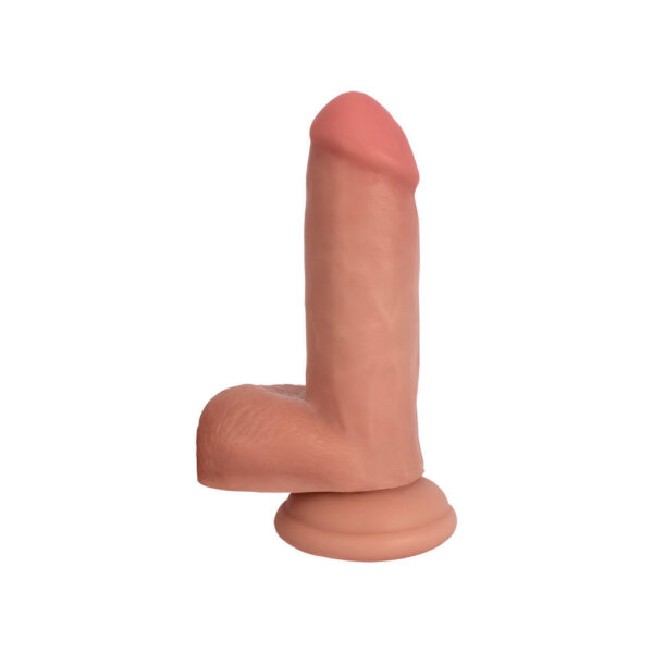 653078941166 2 Jock 6" Bareskin Dong With Balls Vanilla