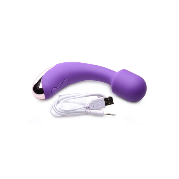 653078941777 3 Silicone G Spot Wand Violet