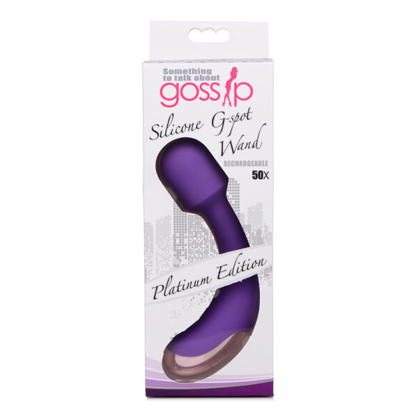 653078941777 Silicone G Spot Wand Violet