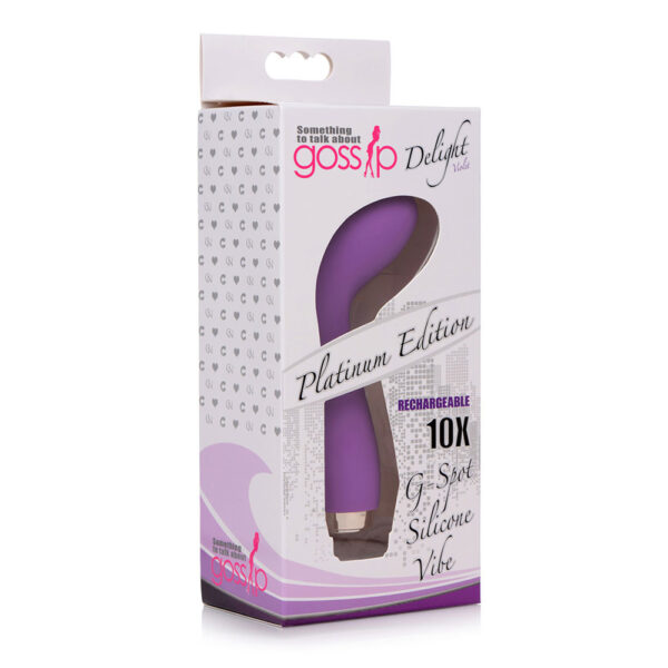 653078941838 Gossip Delight 10X Rechargeable G Spot Mini Violet