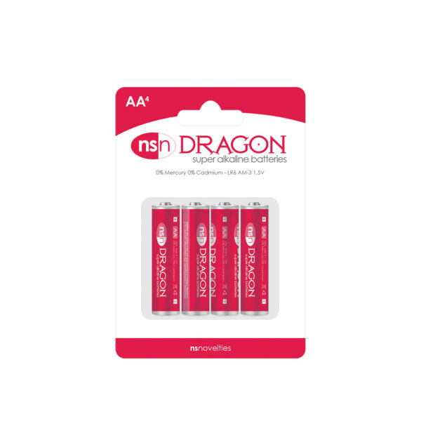 657447090714 Dragon - 4Pk Alkaline Aa