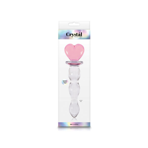 657447091605 Crystal - Heart Of Glass - Pink