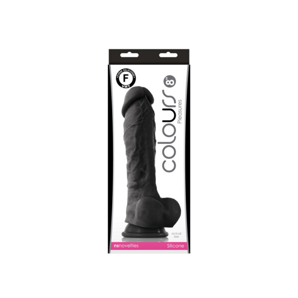 657447091971 Colours Pleasure 8" - Black