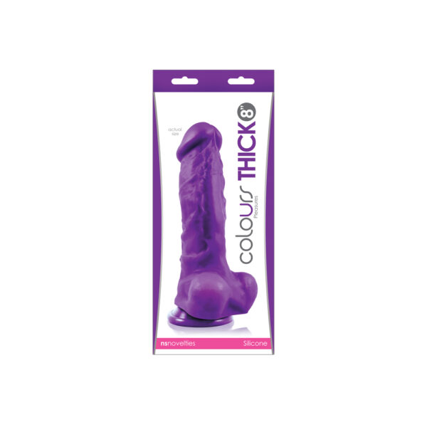 657447095726 Colours Pleasures - Thick 8" - Purple