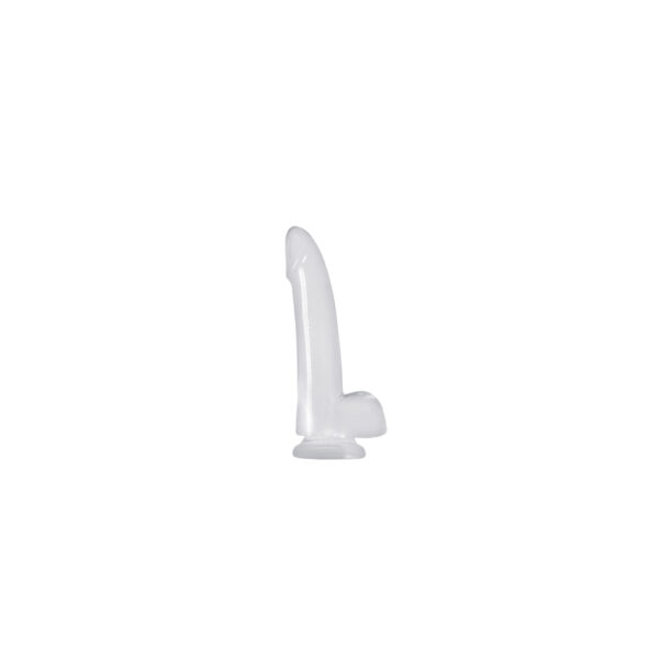 657447095962 2 Jelly Rancher - 5" Smooth Rider Dong - Clear