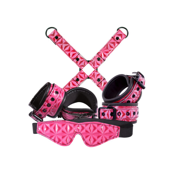 657447096587 2 Sinful Bondage Kit Pink