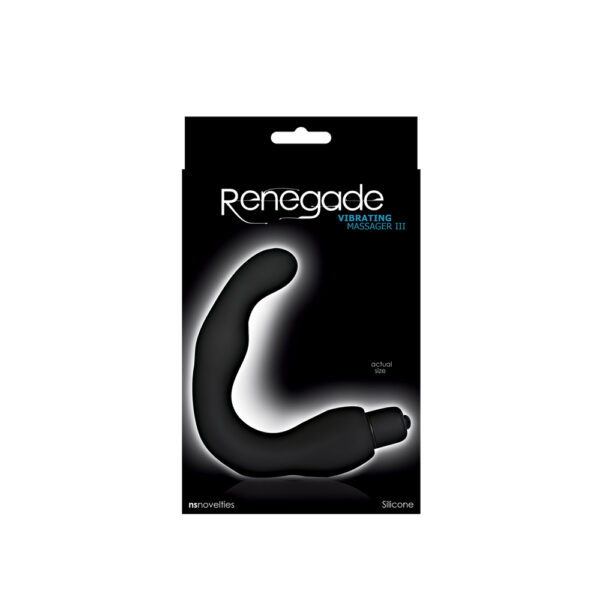 657447097034 Renegade Vibrating Massager III Black