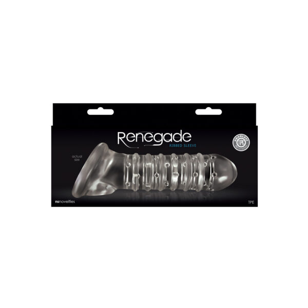 657447097195 Renegade Ribbed Sleeve Clear