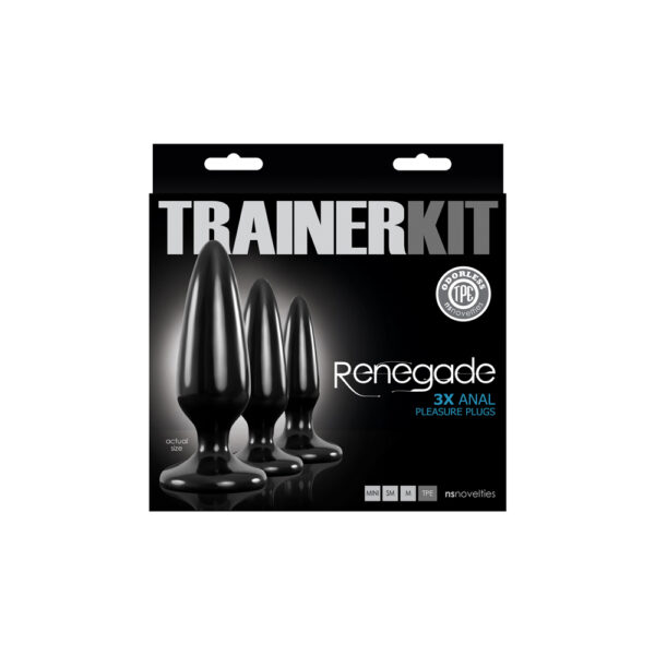 657447097423 Renegade Pleasure Plug 3Pc Trainer Kit