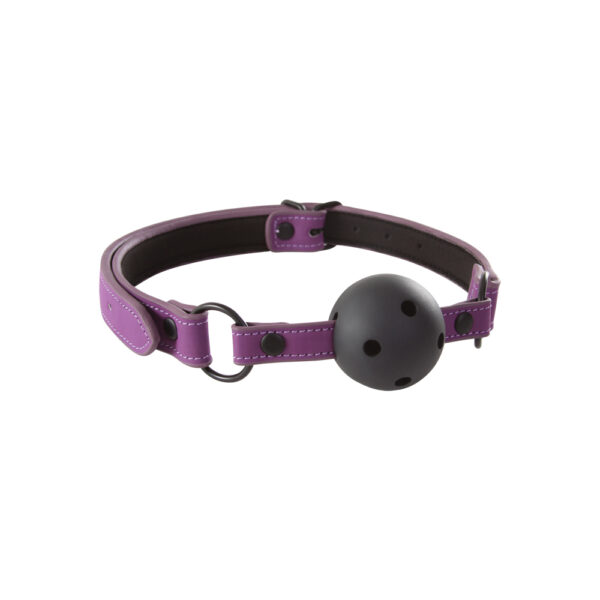 657447097546 2 Lust Bondage Ball Gag Purple