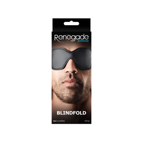 657447097690 Renegade Bondage Blindfold Black