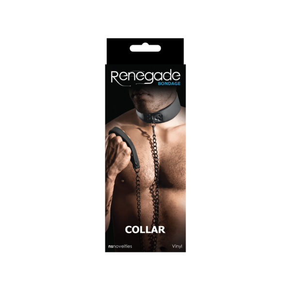 657447097713 Renegade Bondage Collar Black