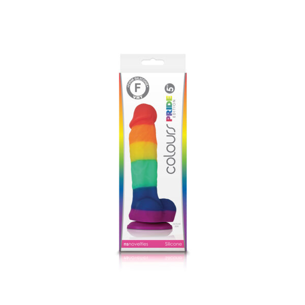 657447098819 Colours Pride Edition 5" Dildo Rainbow