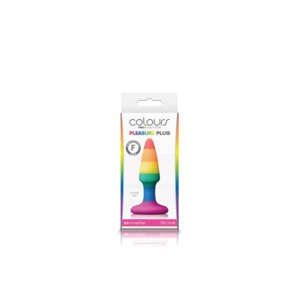 657447100772 Colours Pride Edition Pleasure Plug Mini Rainbow