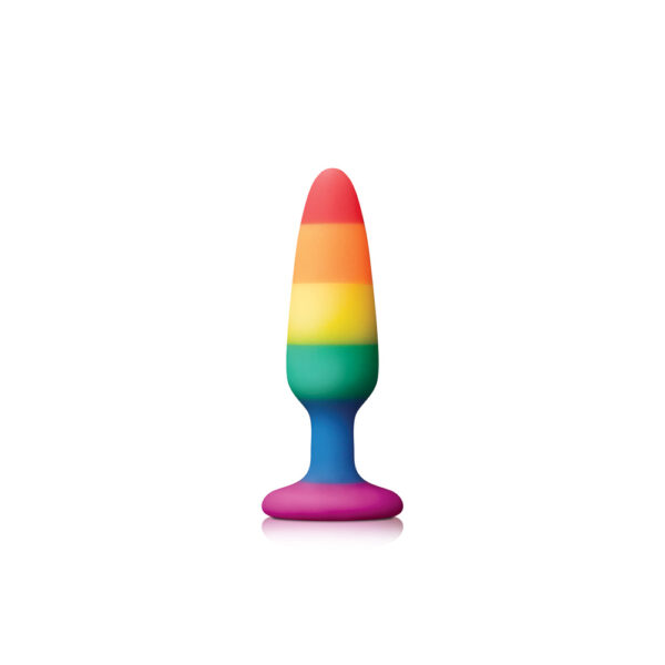 657447100789 2 Colours Pride Edition Pleasure Plug Small Rainbow