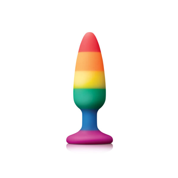 657447100796 2 Colours Pride Edition Pleasure Plug Medium Rainbow