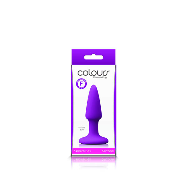 657447101854 Colours Pleasures Mini Plug Purple