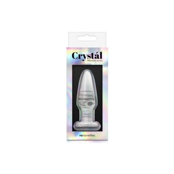 657447102196 Crystal Tapered Plug Small Clear