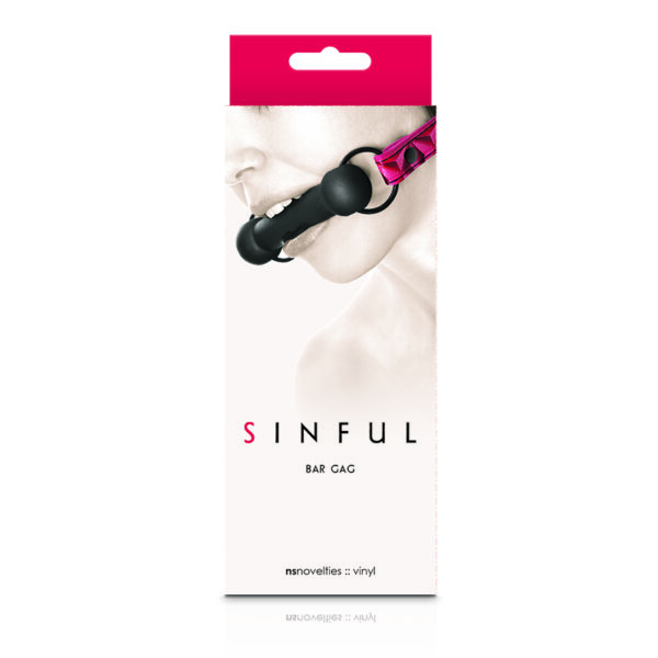 657447102462 Sinful Bar Gag Pink