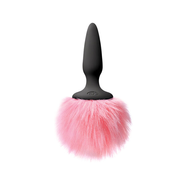 657447102493 2 Bunny Tails Mini Pink Fur