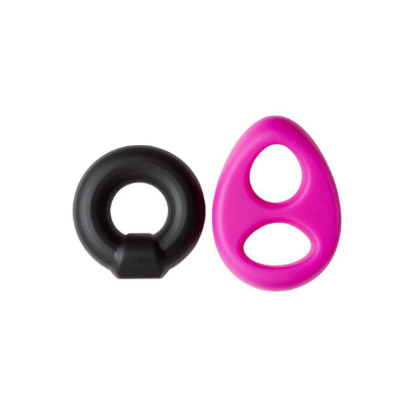 659436242067 2 Cloud 9 Pro Sensual Silicone Tear Drop Ring & Donut Sling 2 Pack