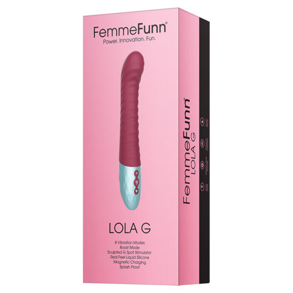 663546902896 Lola G Double Layered G-Spot Vibrator Maroon