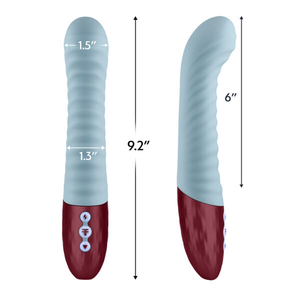 663546902902 3 Lola G Double Layered G-Spot Vibrator Light Blue