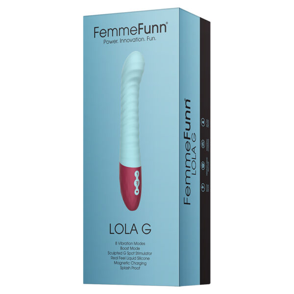 663546902902 Lola G Double Layered G-Spot Vibrator Light Blue