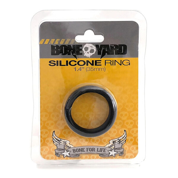 666987001357 Boneyard Silicone Ring 35Mm Black