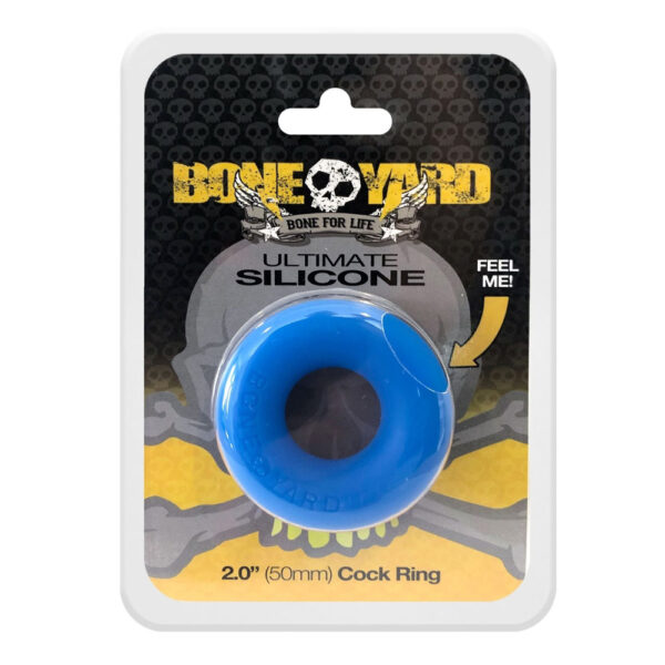 666987004525 Ultimate Silicone Cock Ring Blue