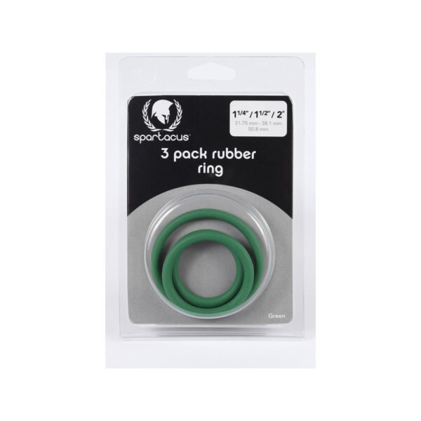 669729410295 Rubber C-Ring Set 1.25 1.5 2" - Green