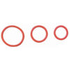 Rubber C-Ring Set 1.25 1.5 2" - Red - Image 2