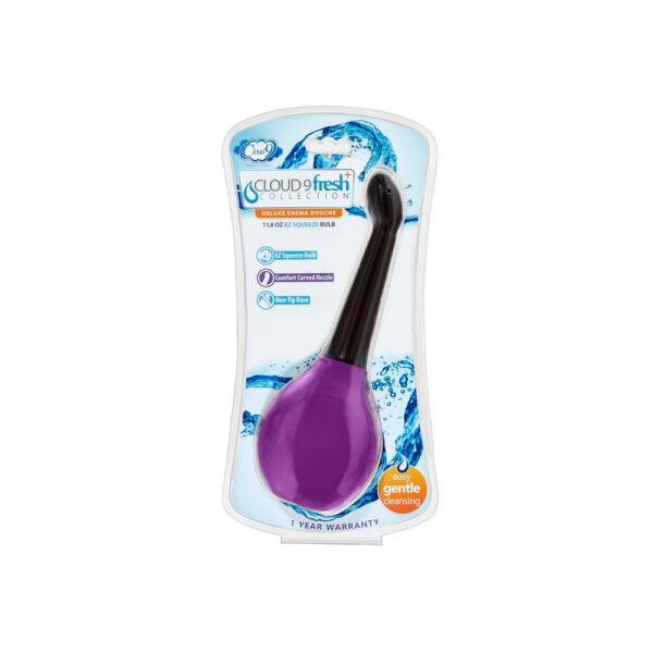 685239852622 Cloud 9 Fresh + Deluxe Anal Soft Tip Enema Douche 11.8 oz. & 1 N oz.zle