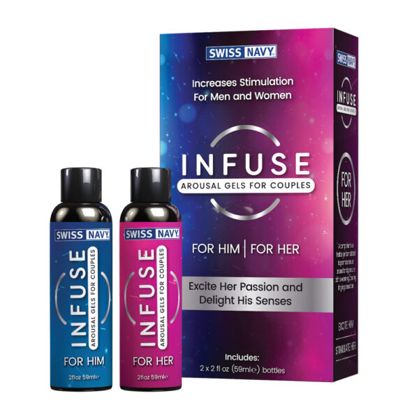 699439001483 Swiss Navy Infuse 2-In-1 Arousal Gel For Him & Her 50 ml.