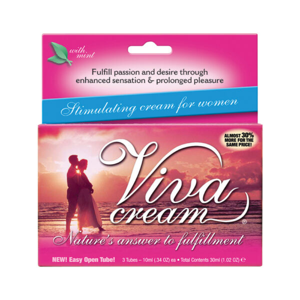 699439004026 Viva Cream 10ml tube 3ct box Mint Flavor