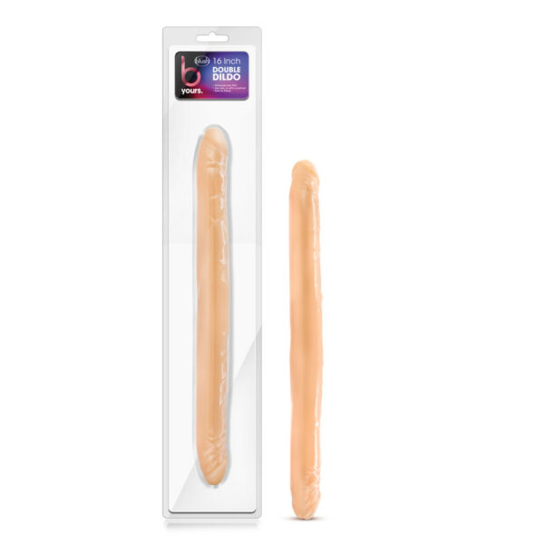 702730681701 B Yours 16" Double Dildo Beige