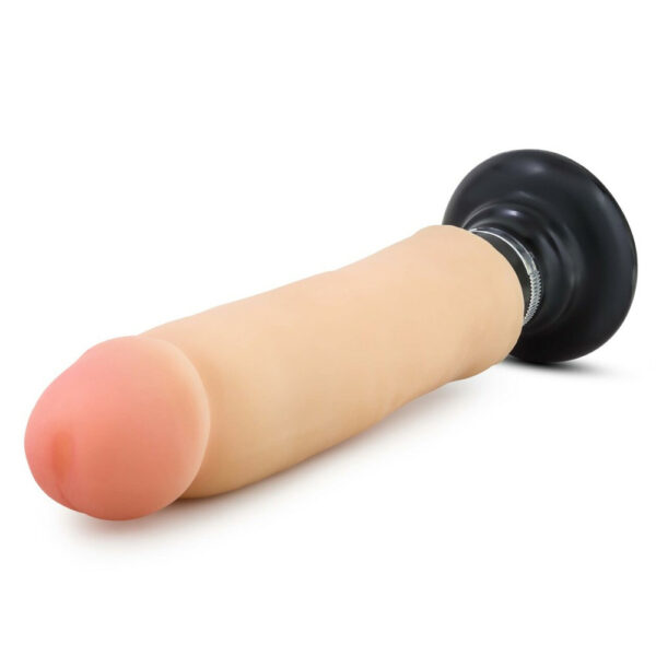 702730686362 3 Au Naturel 11" Sensa Feel Magnum Vibrating Dong Beige