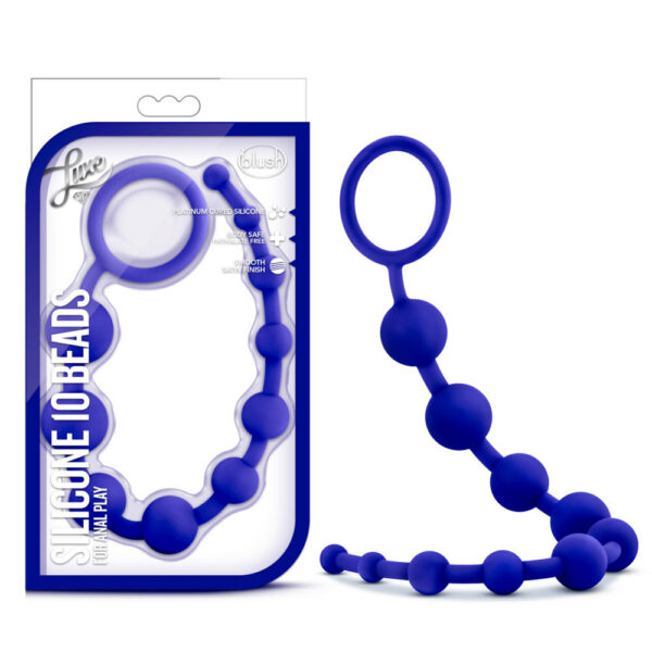 702730691328 Luxe Silicone 10 Beads Indigo