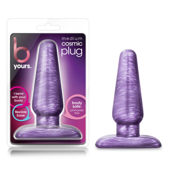 702730699515 B Yours Medium Cosmic Plug Purple Swirl