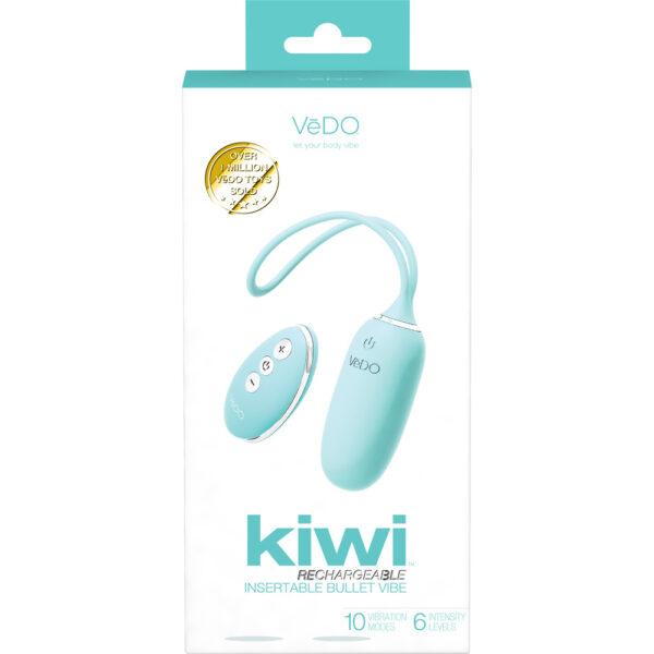 716053727565 Kiwi Rechargeable Insertible Bullet Tease Me Turquoise