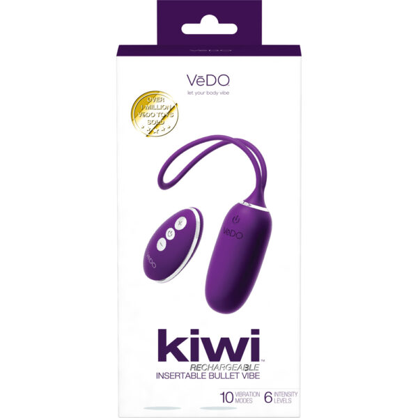 716053727572 Kiwi Rechargeable Insertible Bullet Deep Purple