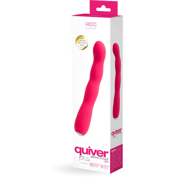 716053727688 Quiver Plus Rechargeable Vibe Foxy Pink