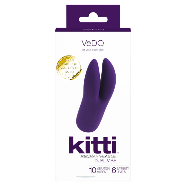 716053727787 Kitti Rechargeable Dual Vibe Deep Purple