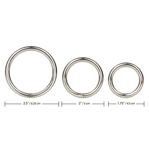 716770004413 3 Silver Ring 3 Piece Set