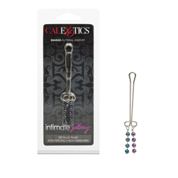 716770009371 Intimate Play Beaded Clitoral Jewelry Silver