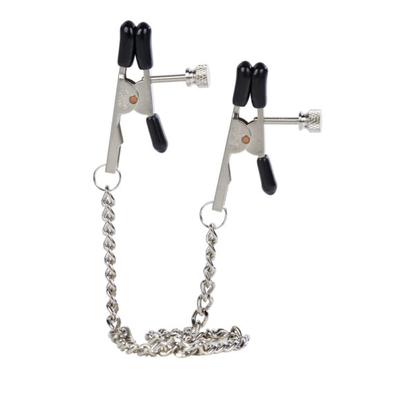 716770013088 3 Nipple Play Bull Nose Nipple Clamps Silver