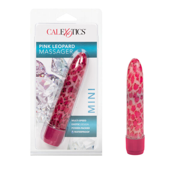 716770025845 Leopard Massager Mini Pink